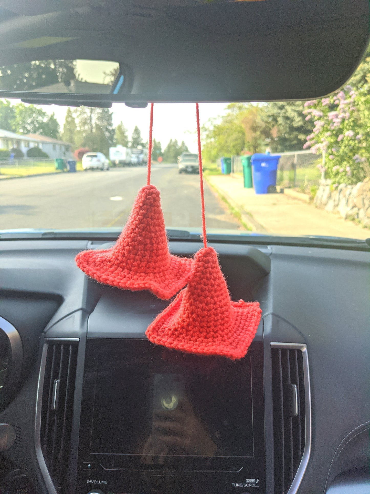 Hanging Traffic cones