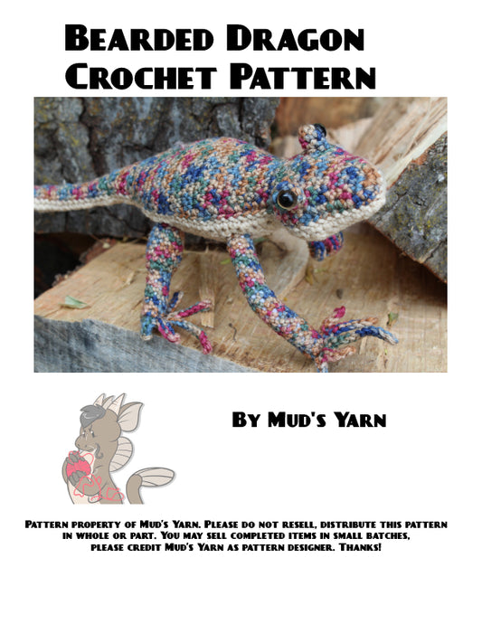 Bearded Dragon Lizard Pattern